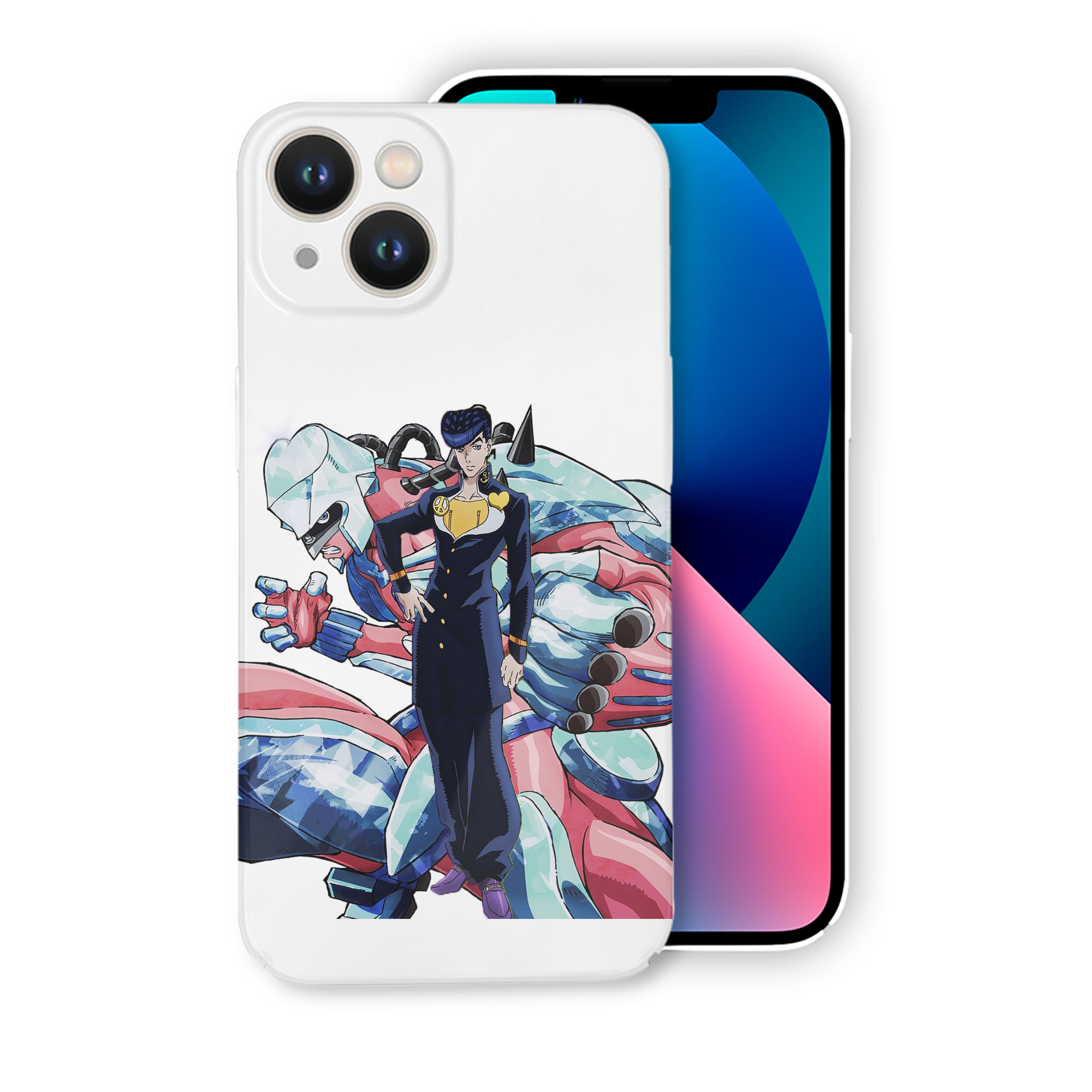 （画像用） ジョジョの奇妙な冒険 ひがしかた じょうすけ JoJo's Bizarre Adventure Higashikata Josuke 【iPhone 14シリーズ対応】ハードケース